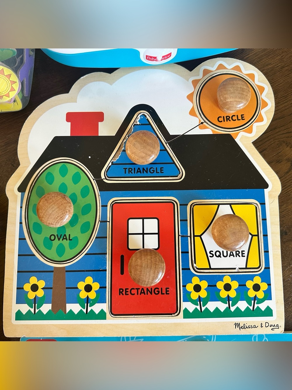Melissa & Doug Wooden Shape Puzzle
